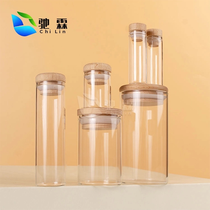 glass jar with rubber lid